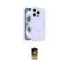 ieg™ iPhone 16 Pro Max Kılıf Yankı Form Serisi - Siyah Buffer Cam Ekran Koruyucu