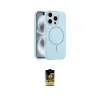 ieg™ iPhone 16 Pro Max Kılıf Yankı Form Serisi - Siyah Buffer Cam Ekran Koruyucu