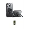 ieg™ iPhone 16 Pro Max Kılıf Zirve Çizgi Prime - Siyah Joko Magic 5D Hayalet Cam
