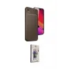 ieg™ iPhone 16E Kılıf Eksen Form Prime - Siyah Bilvis 3D Cam Ekran Koruyucu
