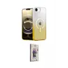 ieg™ iPhone 16E Kılıf Eksen Minimal Özel Seri - Siyah Bilvis 3D Cam Ekran Koruyucu