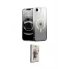 ieg™ iPhone 16E Kılıf Eksen Minimal Özel Seri - Siyah Bilvis 3D Cam Ekran Koruyucu