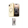 ieg™ iPhone 16E Kılıf Kıvılcım Form Prime - Siyah Bilvis 3D Cam Ekran Koruyucu