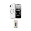 ieg™ iPhone 16E Kılıf Kıvılcım Form Prime - Siyah Bilvis 3D Cam Ekran Koruyucu