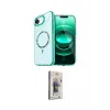 ieg™ iPhone 16E Kılıf Kıvılcım Form Prime - Siyah Bilvis 3D Cam Ekran Koruyucu