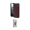 ieg™ iPhone 16E Kılıf Kıvılcım Işık Serisi - Siyah Bilvis 3D Cam Ekran Koruyucu