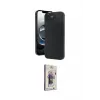 ieg™ iPhone 16E Kılıf Kıvılcım Işık Serisi - Siyah Bilvis 3D Cam Ekran Koruyucu