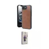 ieg™ iPhone 16E Kılıf Kıvılcım Işık Serisi - Siyah Bilvis 3D Cam Ekran Koruyucu