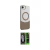 ieg™ iPhone 16E Kılıf Kozmos Form Özel Seri - Şeffaf 360 Full Body Arka Koruyucu