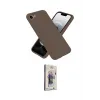 ieg™ iPhone 16E Kılıf Kozmos Yansıma Özel Seri - Siyah Bilvis 3D Cam Ekran Koruyucu