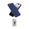 ieg™ iPhone 16E Kılıf Kozmos Yansıma Özel Seri - Siyah Bilvis 3D Cam Ekran Koruyucu