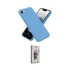 ieg™ iPhone 16E Kılıf Kozmos Yansıma Özel Seri - Siyah Bilvis 3D Cam Ekran Koruyucu