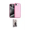 ieg™ iPhone 16E Kılıf Nova Asil Prime - Siyah Bilvis Hayalet Cam Ekran Koruyucu
