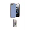 ieg™ iPhone 16E Kılıf Yankı Serisi - Siyah Bilvis 3D Cam Ekran Koruyucu