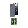 ieg™ iPhone 16E Kılıf Yankı Yansıma Özel Seri - Şeffaf 360 Full Body Arka Koruyucu