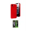 ieg™ iPhone 16E Kılıf Yankı Yansıma Özel Seri - Şeffaf 360 Full Body Arka Koruyucu