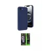 ieg™ iPhone 16E Kılıf Yankı Yansıma Özel Seri - Şeffaf 360 Full Body Arka Koruyucu