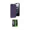 ieg™ iPhone 16E Kılıf Yankı Yansıma Özel Seri - Şeffaf 360 Full Body Arka Koruyucu