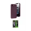 ieg™ iPhone 16E Kılıf Yankı Yansıma Özel Seri - Şeffaf 360 Full Body Arka Koruyucu