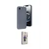 ieg™ iPhone 16E Kılıf Yankı Yansıma Özel Seri - Siyah Bilvis 3D Cam Ekran Koruyucu