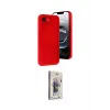 ieg™ iPhone 16E Kılıf Yankı Yansıma Özel Seri - Siyah Bilvis 3D Cam Ekran Koruyucu