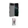 ieg™ iPhone 17 Air Kılıf Kozmos Yansıma Özel Seri - Siyah Bilvis 3D Cam Ekran Koruyucu