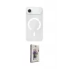 ieg™ iPhone 17 Air Kılıf Pusula Form Özel Seri - Siyah Bilvis 3D Cam Ekran Koruyucu