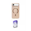 ieg™ iPhone 17 Air Kılıf Pusula Form Özel Seri - Siyah Bilvis 5in1 3D Magic Cam Ekran Koruyucu