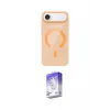 ieg™ iPhone 17 Air Kılıf Pusula Form Özel Seri - Siyah Bilvis 5in1 3D Magic Cam Ekran Koruyucu