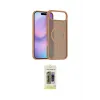 ieg™ iPhone 17 Air Kılıf Siluet Minimal Prime - Siyah Joko Magic 5D Hayalet Cam