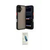 ieg™ iPhone 17 Kılıf Ahenk Çizgi Serisi - Şeffaf Pasifik Cam Ekran Koruyucu