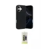 ieg™ iPhone 17 Kılıf Ahenk Serisi - Siyah Joko Magic 5D Hayalet Cam