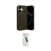 ieg™ iPhone 17 Kılıf Eksen Form Prime - Şeffaf Pasifik Cam Ekran Koruyucu
