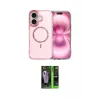 ieg™ iPhone 17 Kılıf Kıvılcım Form Prime - Şeffaf 360 Full Body Arka Koruyucu