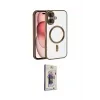 ieg™ iPhone 17 Kılıf Nova Işık Özel Seri - Siyah Bilvis 3D Cam Ekran Koruyucu