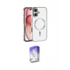 ieg™ iPhone 17 Kılıf Nova Işık Özel Seri - Siyah Bilvis 5in1 3D Magic Cam Ekran Koruyucu