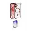 ieg™ iPhone 17 Kılıf Nova Işık Özel Seri - Siyah Bilvis 5in1 3D Magic Cam Ekran Koruyucu