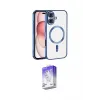 ieg™ iPhone 17 Kılıf Nova Işık Özel Seri - Siyah Bilvis 5in1 3D Magic Cam Ekran Koruyucu