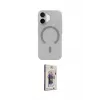 ieg™ iPhone 17 Kılıf Pusula Form Özel Seri - Siyah Bilvis 3D Cam Ekran Koruyucu