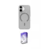 ieg™ iPhone 17 Kılıf Pusula Form Özel Seri - Siyah Bilvis 5in1 3D Magic Cam Ekran Koruyucu