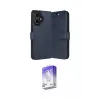 ieg™ iPhone 17 Kılıf Siluet Işık Serisi - Siyah Bilvis 5in1 3D Magic Cam Ekran Koruyucu