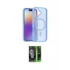 ieg™ iPhone 17 Kılıf Siluet Minimal Prime - Şeffaf 360 Full Body Arka Koruyucu