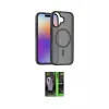 ieg™ iPhone 17 Kılıf Siluet Minimal Prime - Şeffaf 360 Full Body Arka Koruyucu