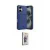 ieg™ iPhone 17 Kılıf Vadi Çizgi Prime - Siyah Bilvis 3D Cam Ekran Koruyucu