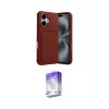 ieg™ iPhone 17 Kılıf Vadi Çizgi Prime - Siyah Bilvis 5in1 3D Magic Cam Ekran Koruyucu