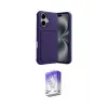 ieg™ iPhone 17 Kılıf Vadi Çizgi Prime - Siyah Bilvis 5in1 3D Magic Cam Ekran Koruyucu