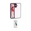 ieg™ iPhone 17 Kılıf Vadi Minimal - Şeffaf Pasifik Cam Ekran Koruyucu