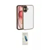 ieg™ iPhone 17 Kılıf Vadi Minimal - Şeffaf Pasifik Cam Ekran Koruyucu