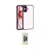 ieg™ iPhone 17 Kılıf Vadi Minimal - Siyah Joko Magic 5D Hayalet Cam