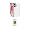ieg™ iPhone 17 Kılıf Vadi Minimal - Siyah Joko Magic 5D Hayalet Cam